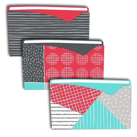 C-LINE PRODUCTS Playful Pops WriteOn File Jackets, Assorted, 8 12 x 11, 6PK 63540